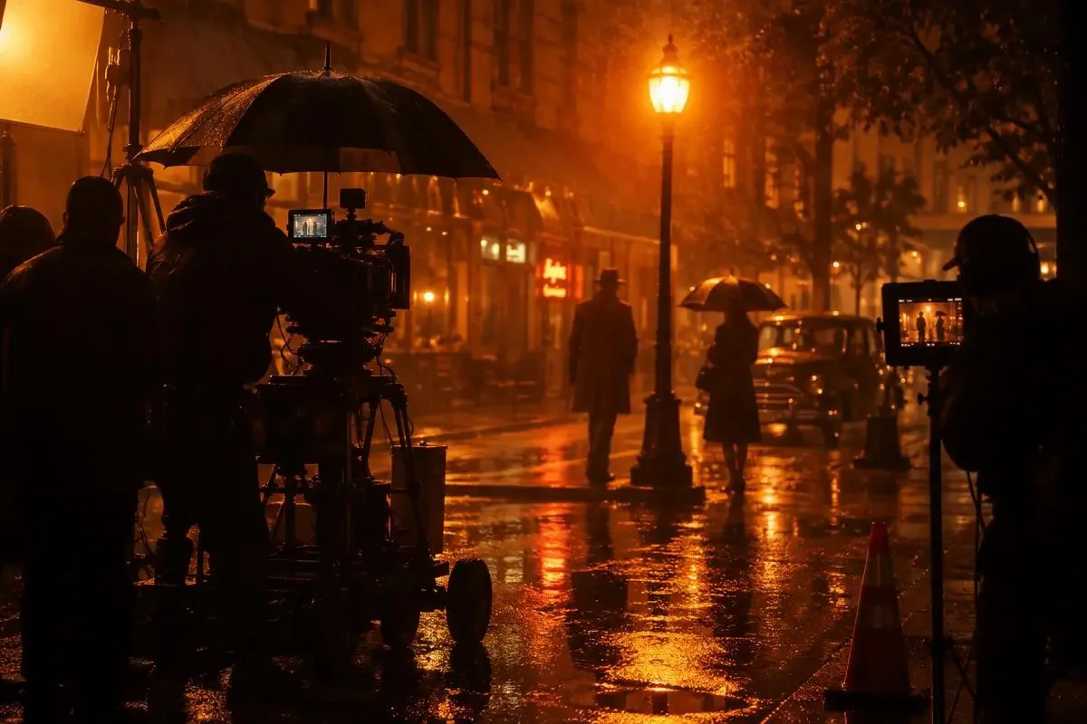 独家：跟了三场雨戏，我们记下了她每次喊停后做的第一件事（独家追踪配图）